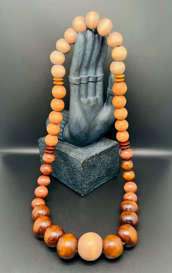 Chunky Brown Necklace