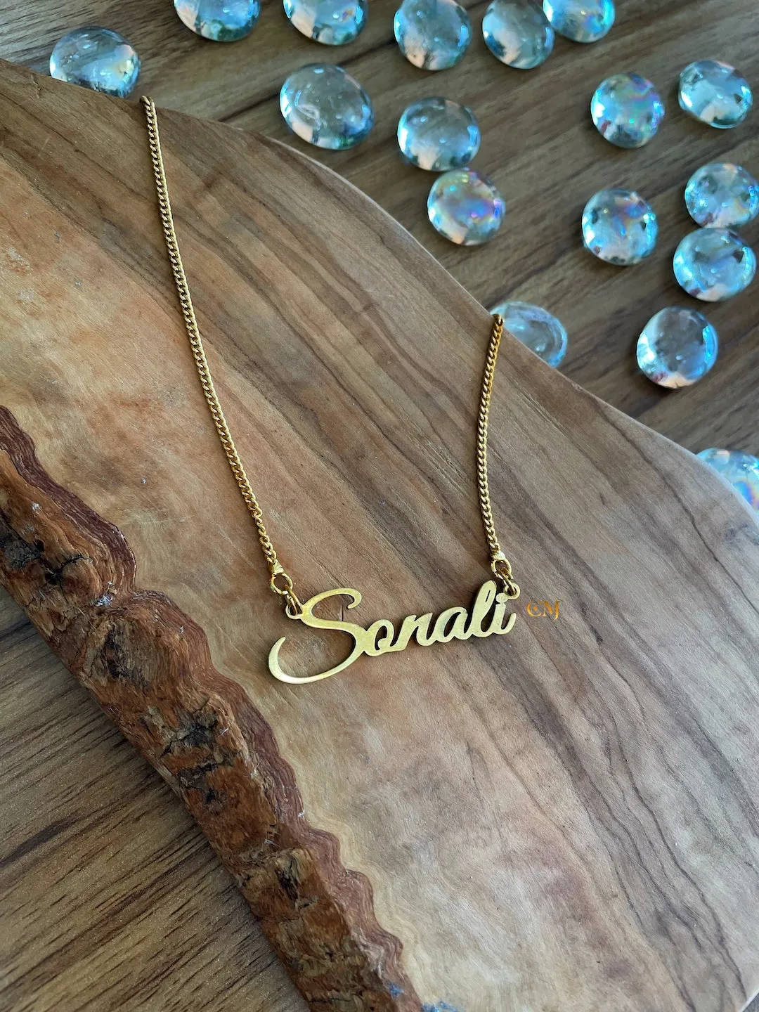 Classic Custom Name Necklace With A Cursive Font Style