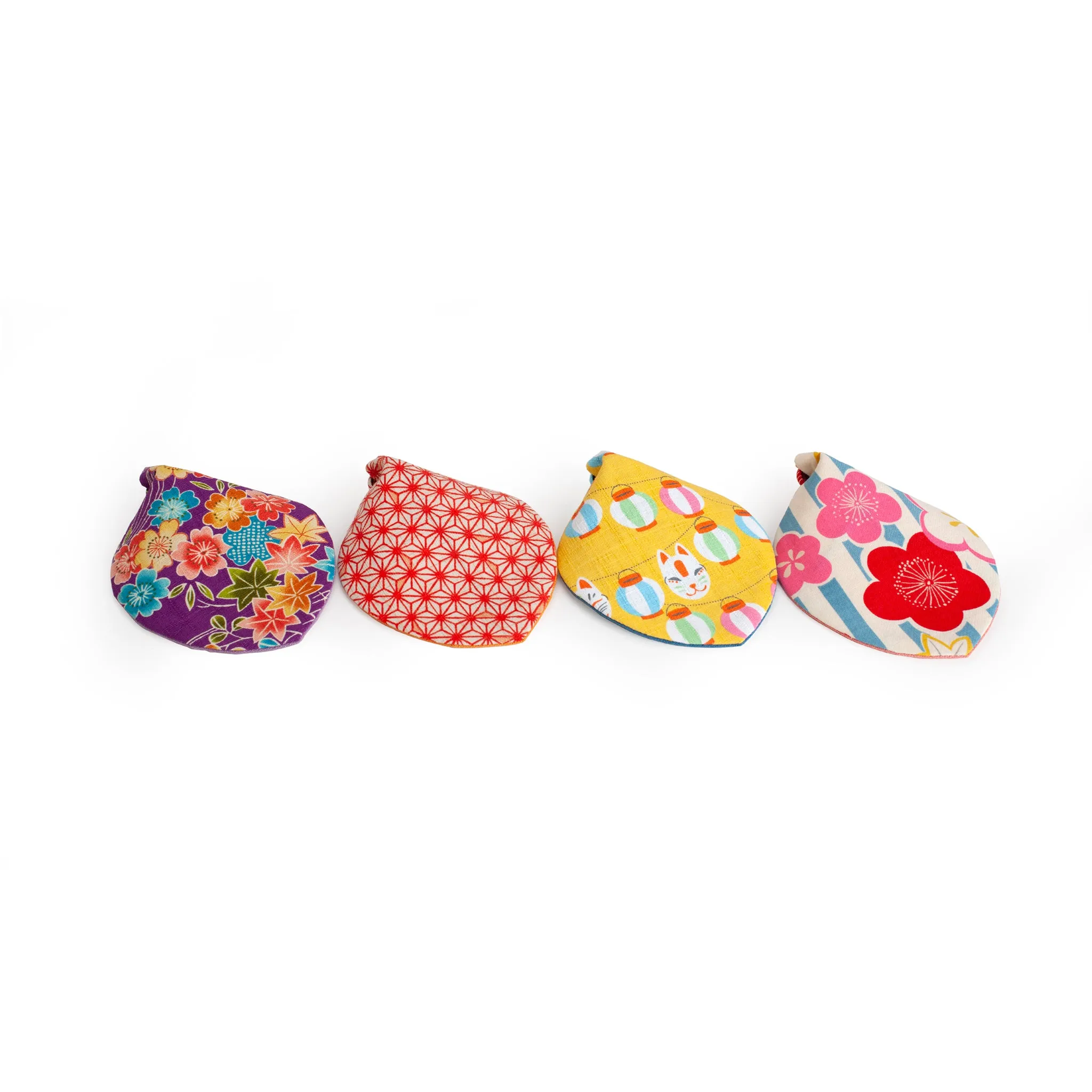Colorful Coasters in a Leaf Shape