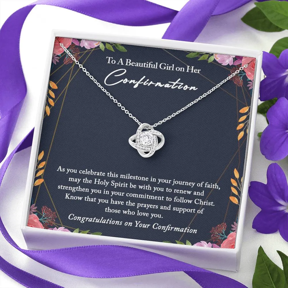 Confirmation Gifts for Girls, Confirmation Necklace, Holy Confirmation For Girls, Christian Faith, Gift from Godparent