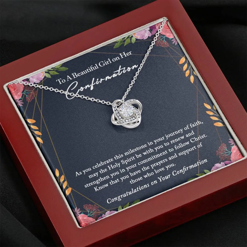 Confirmation Gifts for Girls, Confirmation Necklace, Holy Confirmation For Girls, Christian Faith, Gift from Godparent