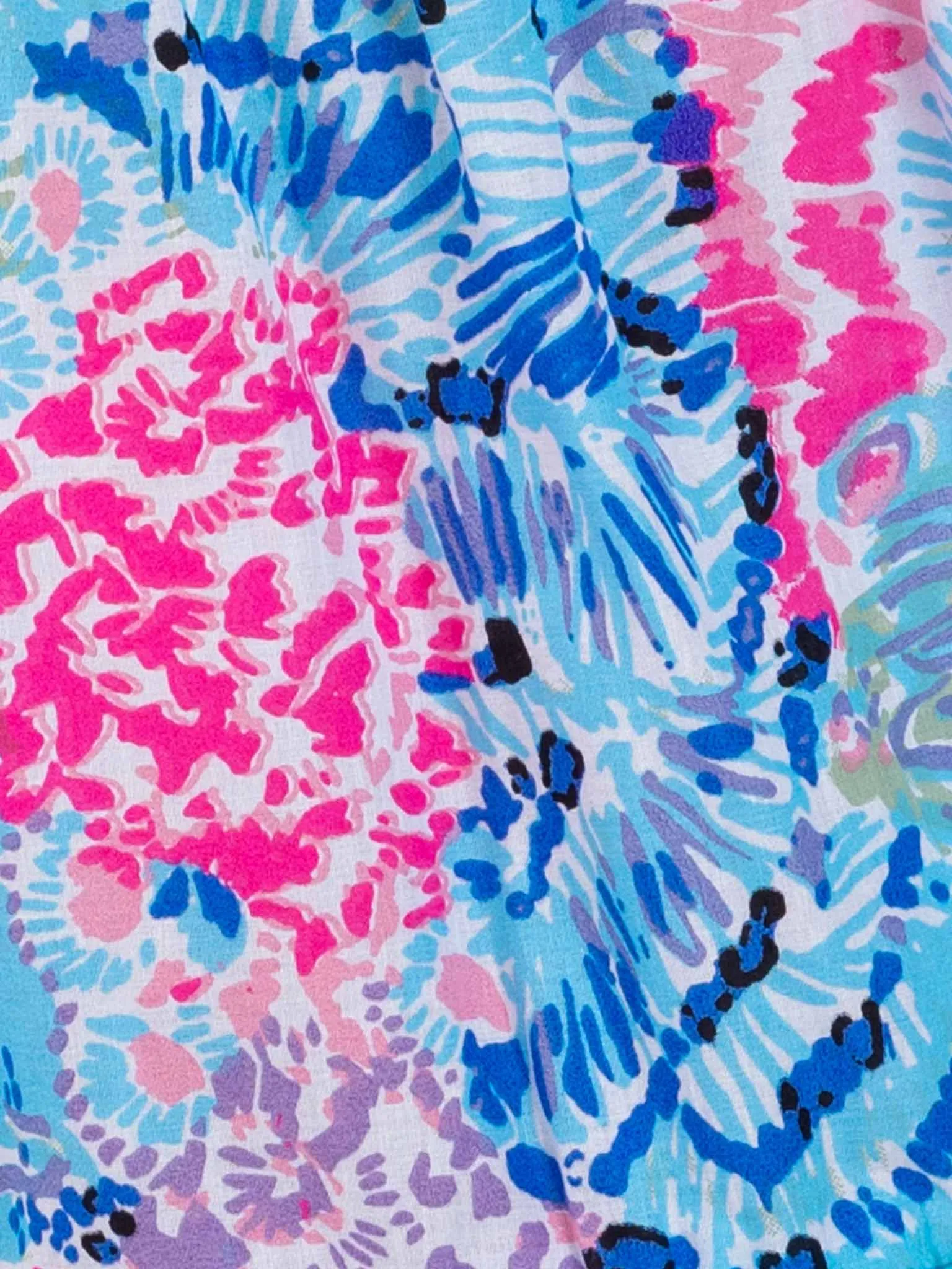Coral Reef Garden Party Dress