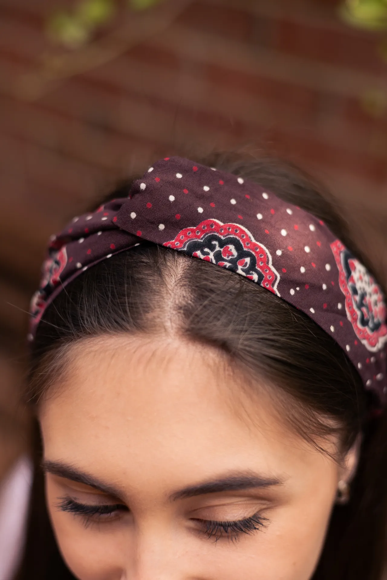 Coral Soft Knot Headband
