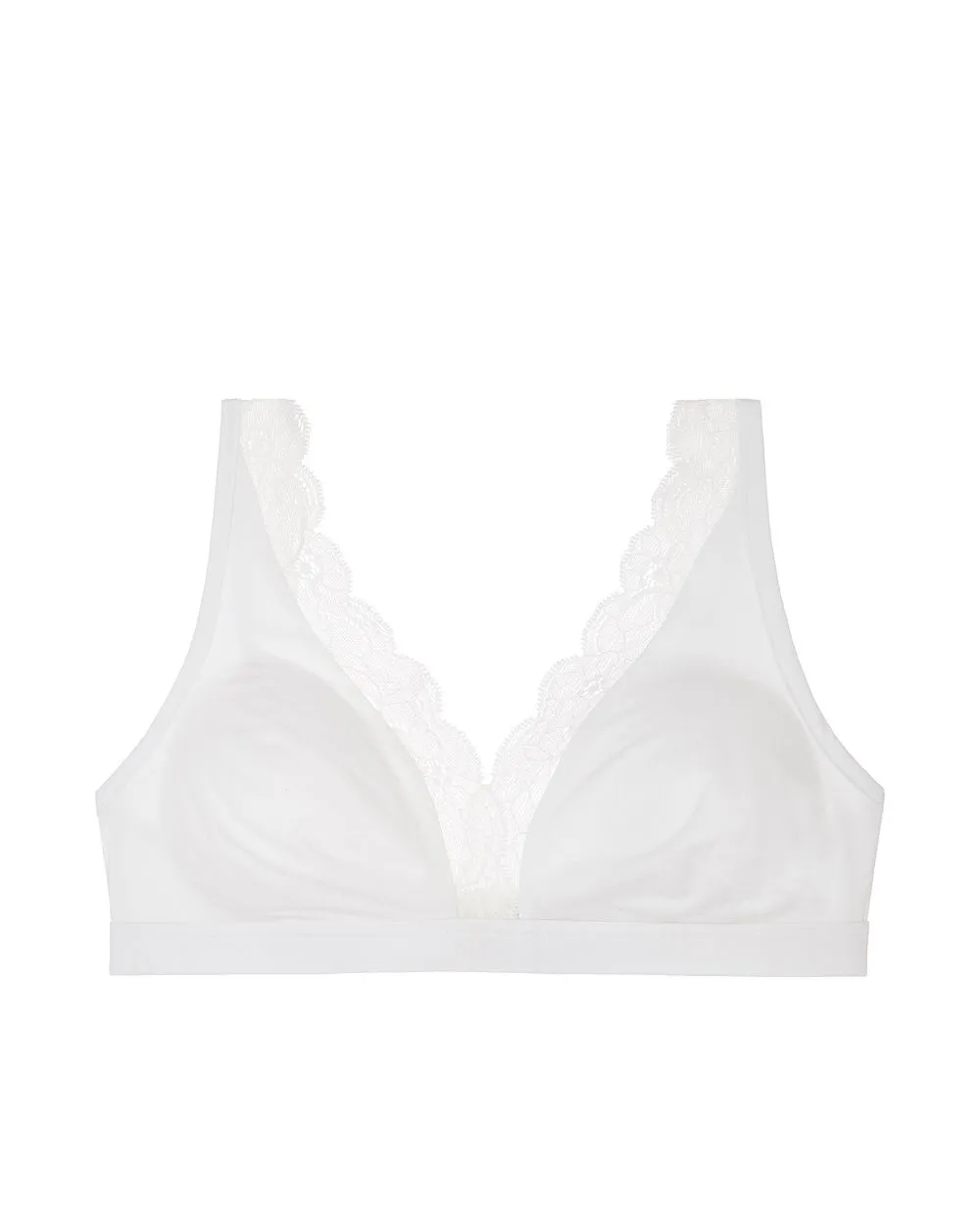 Cotton Lace Soft Cup Bra