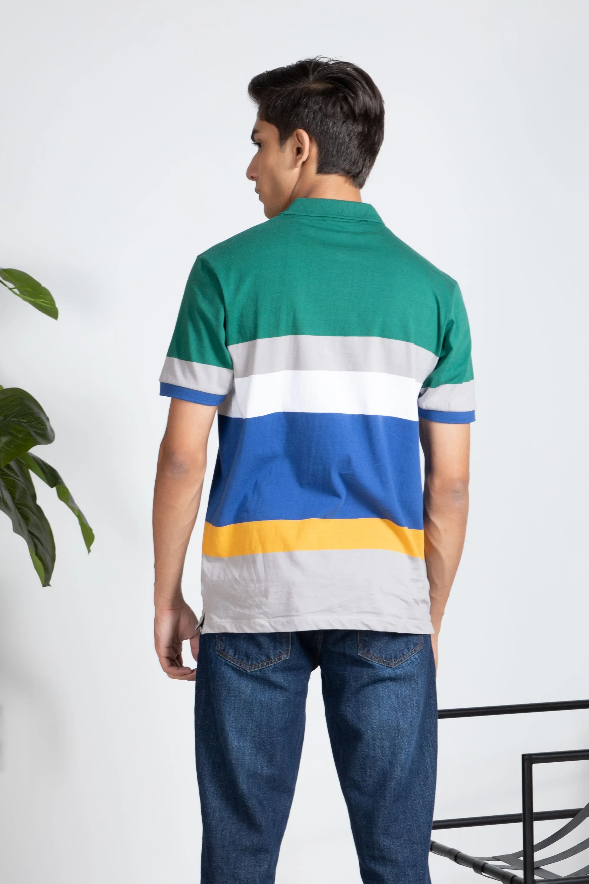 Cotton Striped Polo