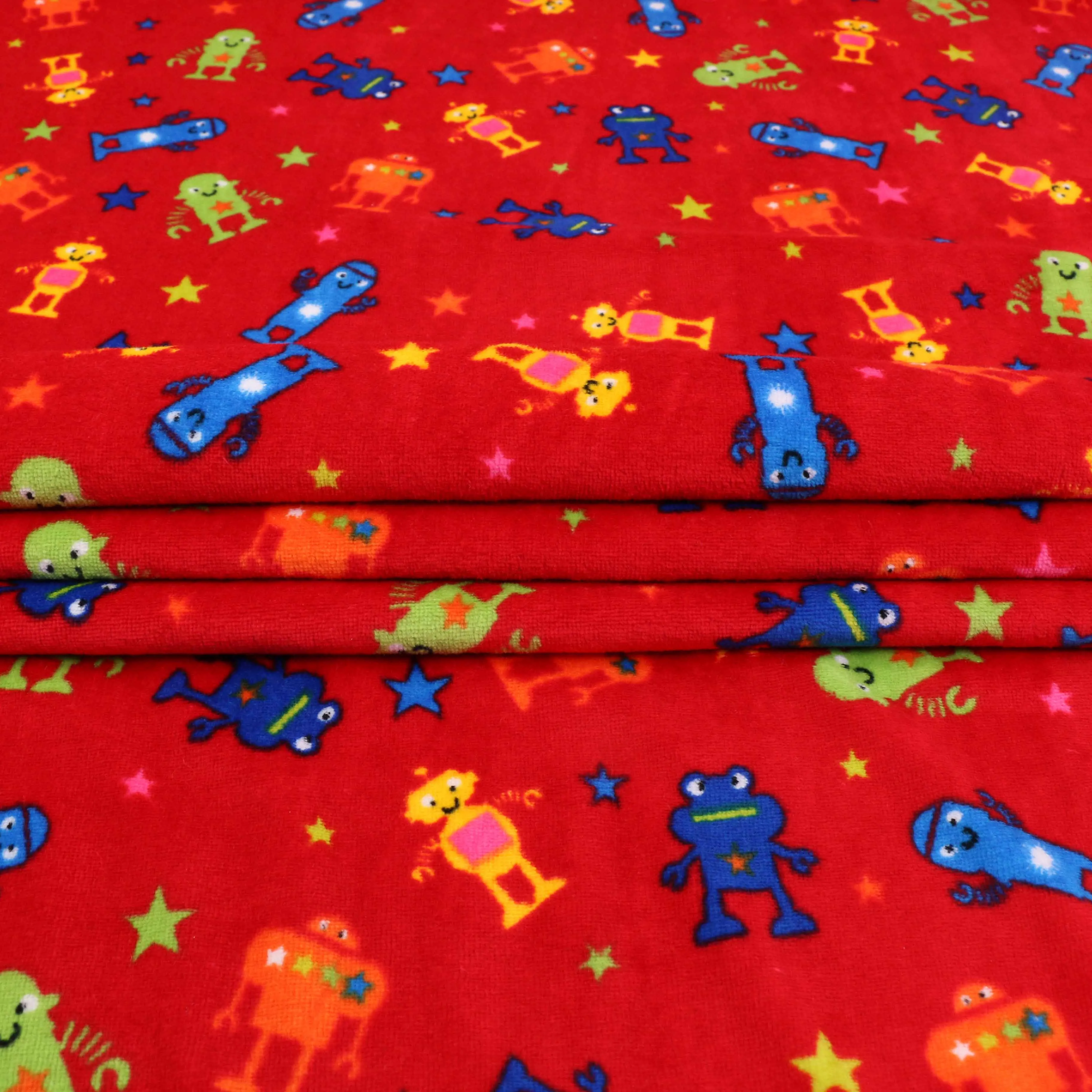 Cotton Velour - Red