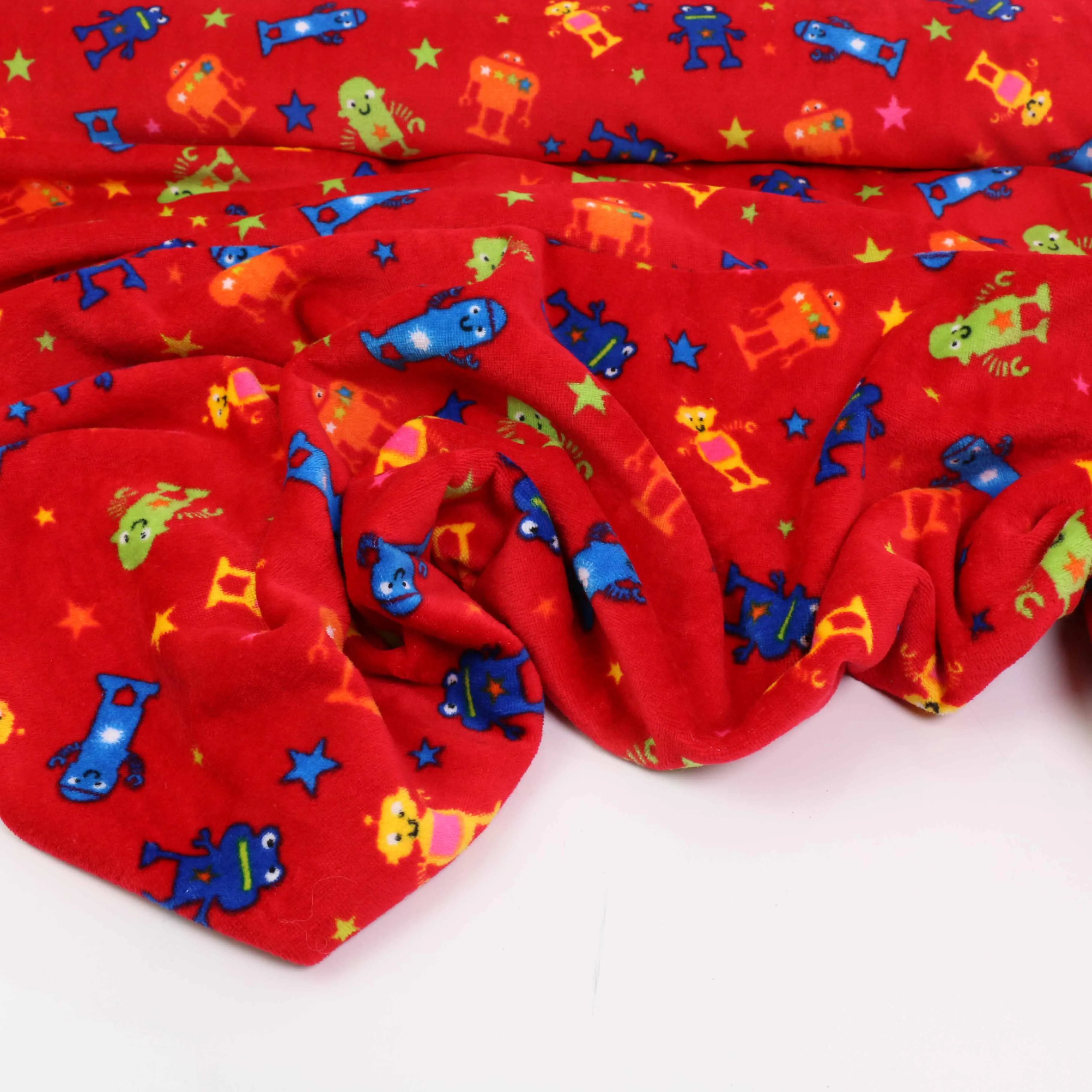 Cotton Velour - Red