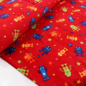 Cotton Velour - Red