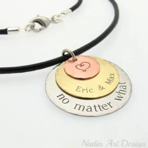 Custom Discs Pendant Necklace for Men