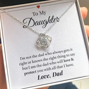 Dad Daughter Love & Protection Necklace