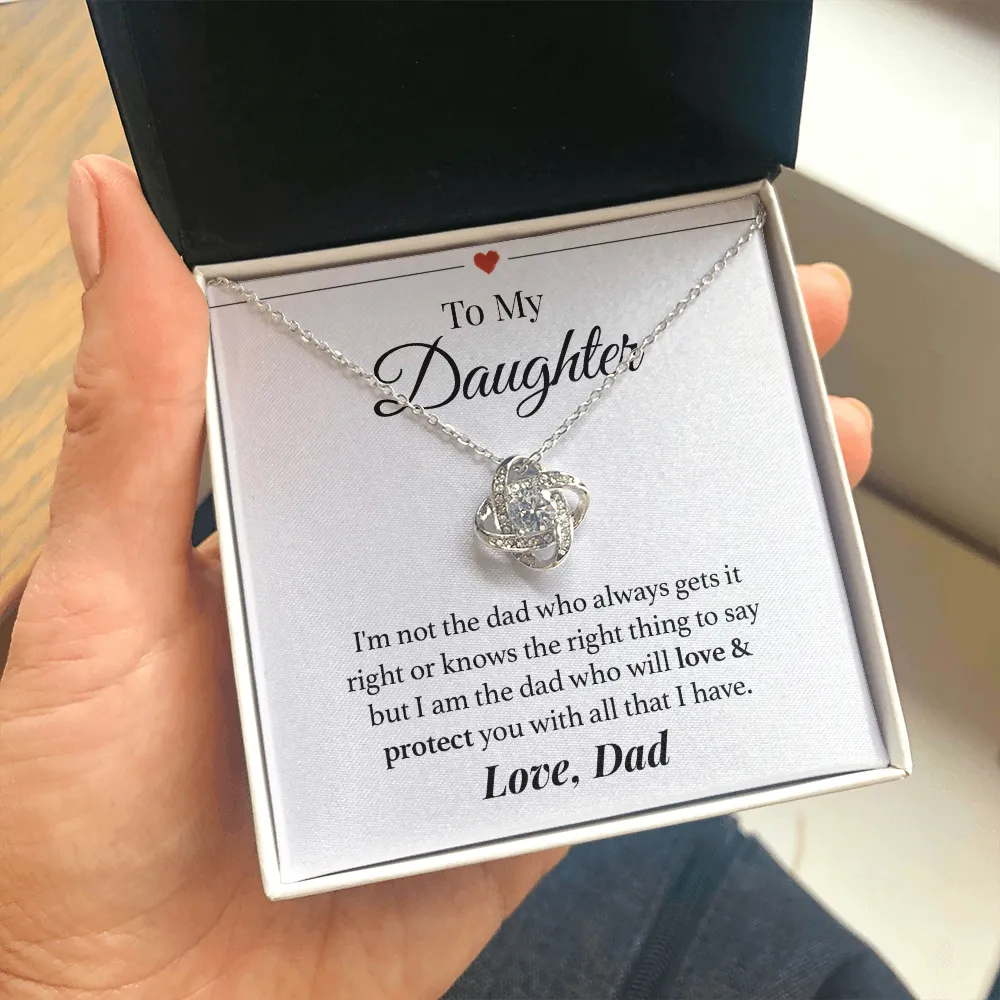 Dad Daughter Love & Protection Necklace