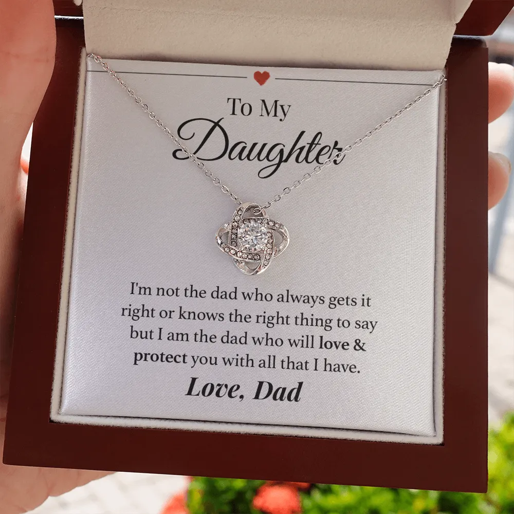Dad Daughter Love & Protection Necklace