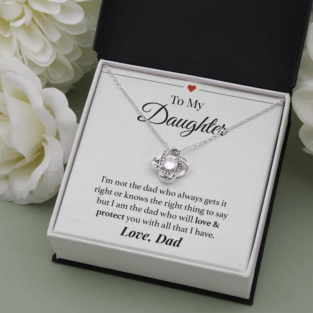 Dad Daughter Love & Protection Necklace