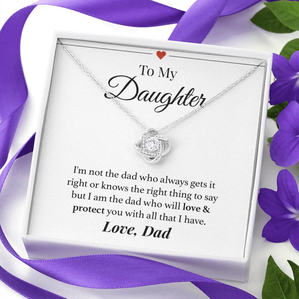 Dad Daughter Love & Protection Necklace