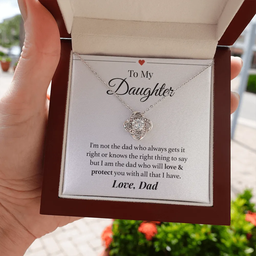 Dad Daughter Love & Protection Necklace