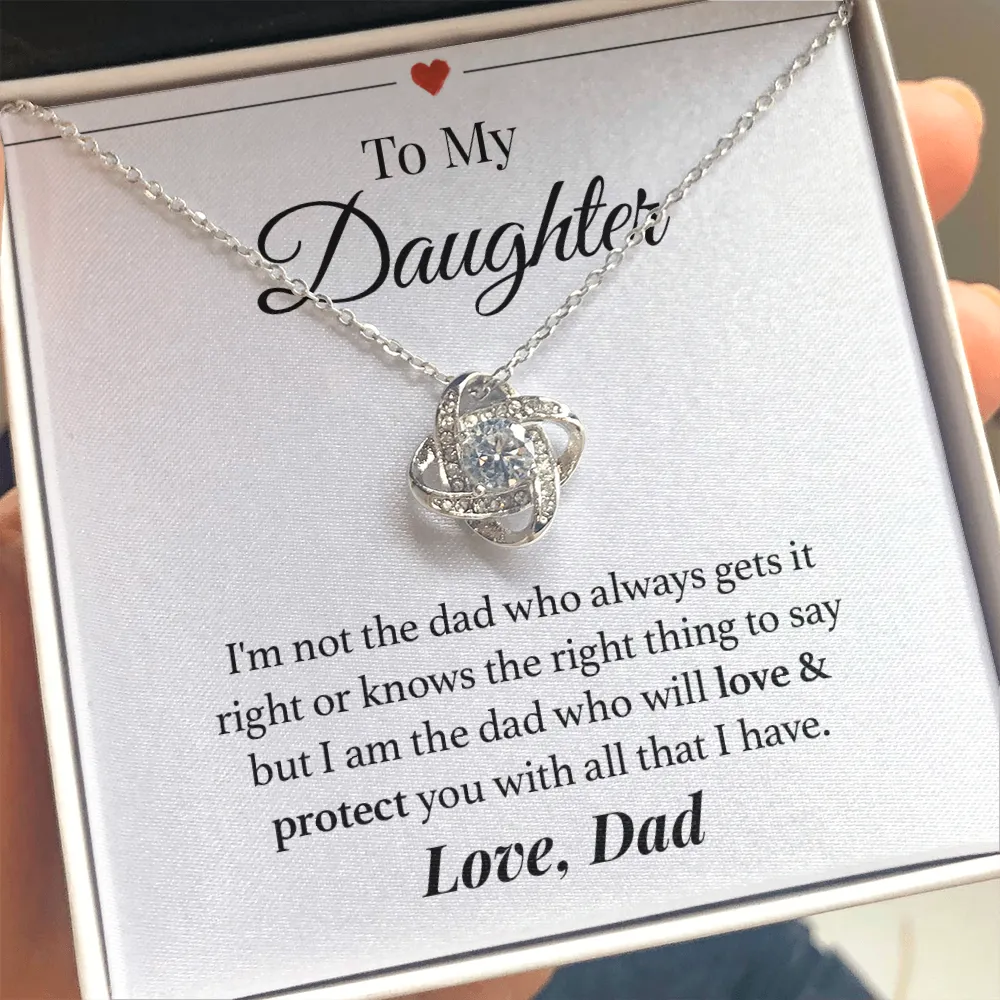 Dad Daughter Love & Protection Necklace