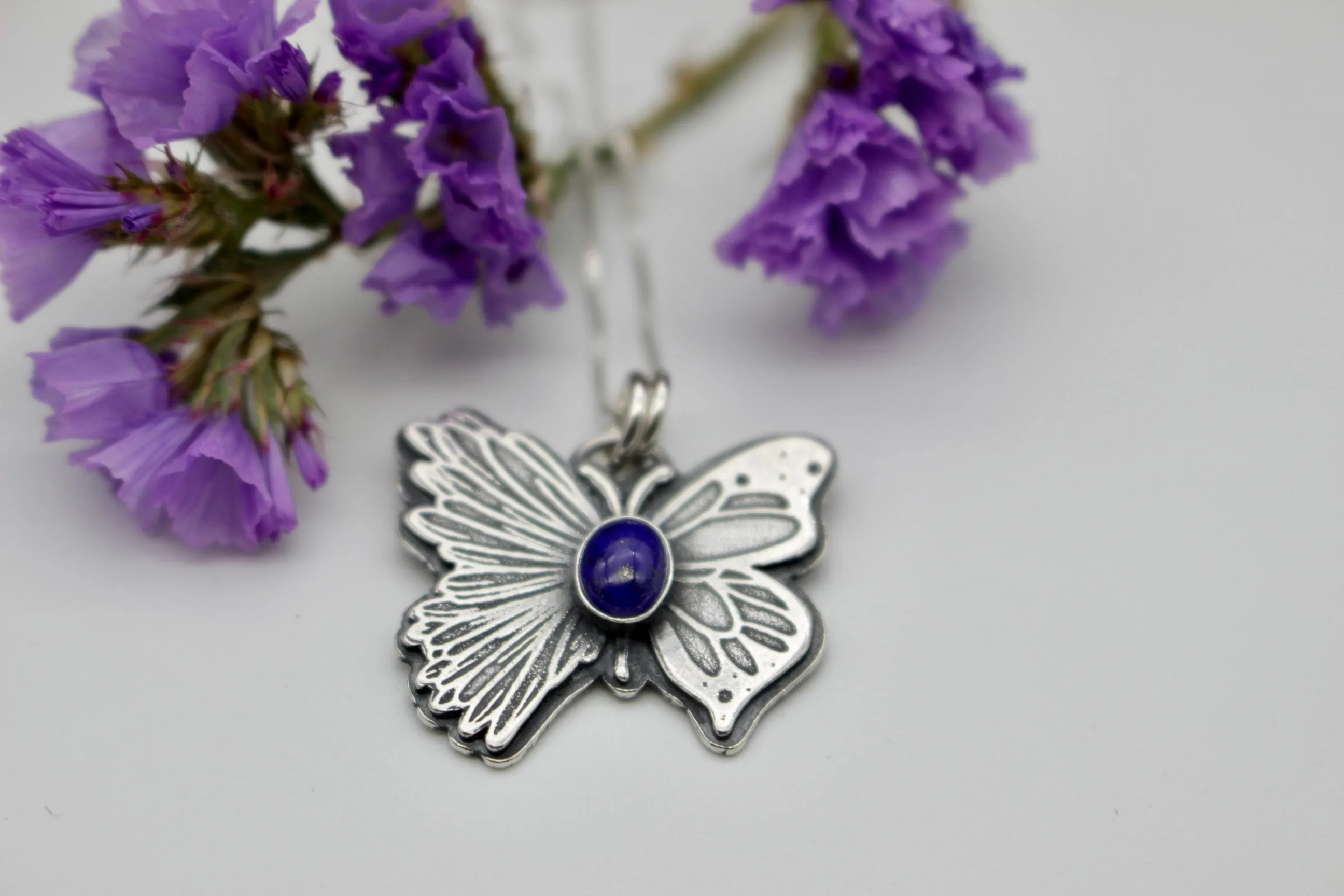 Daisy Butterfly Necklace