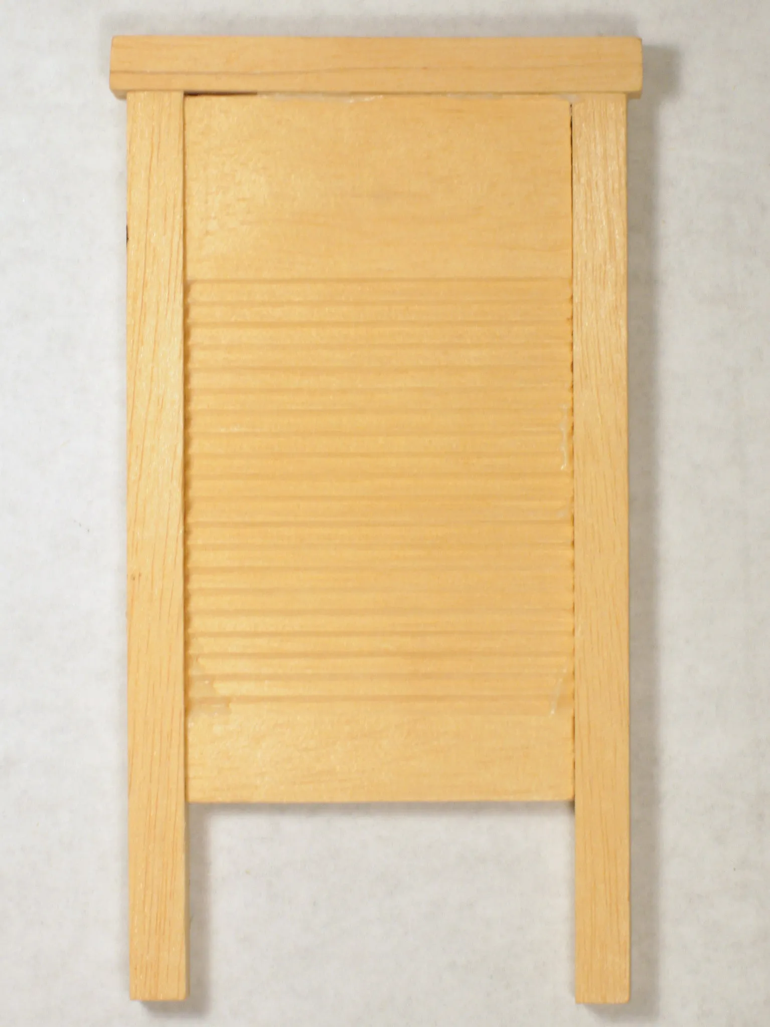 Decorative Unfinished Wooden Washboard 1pc