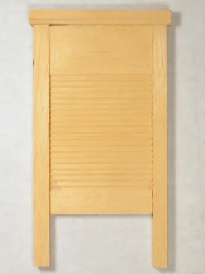 Decorative Unfinished Wooden Washboard 1pc