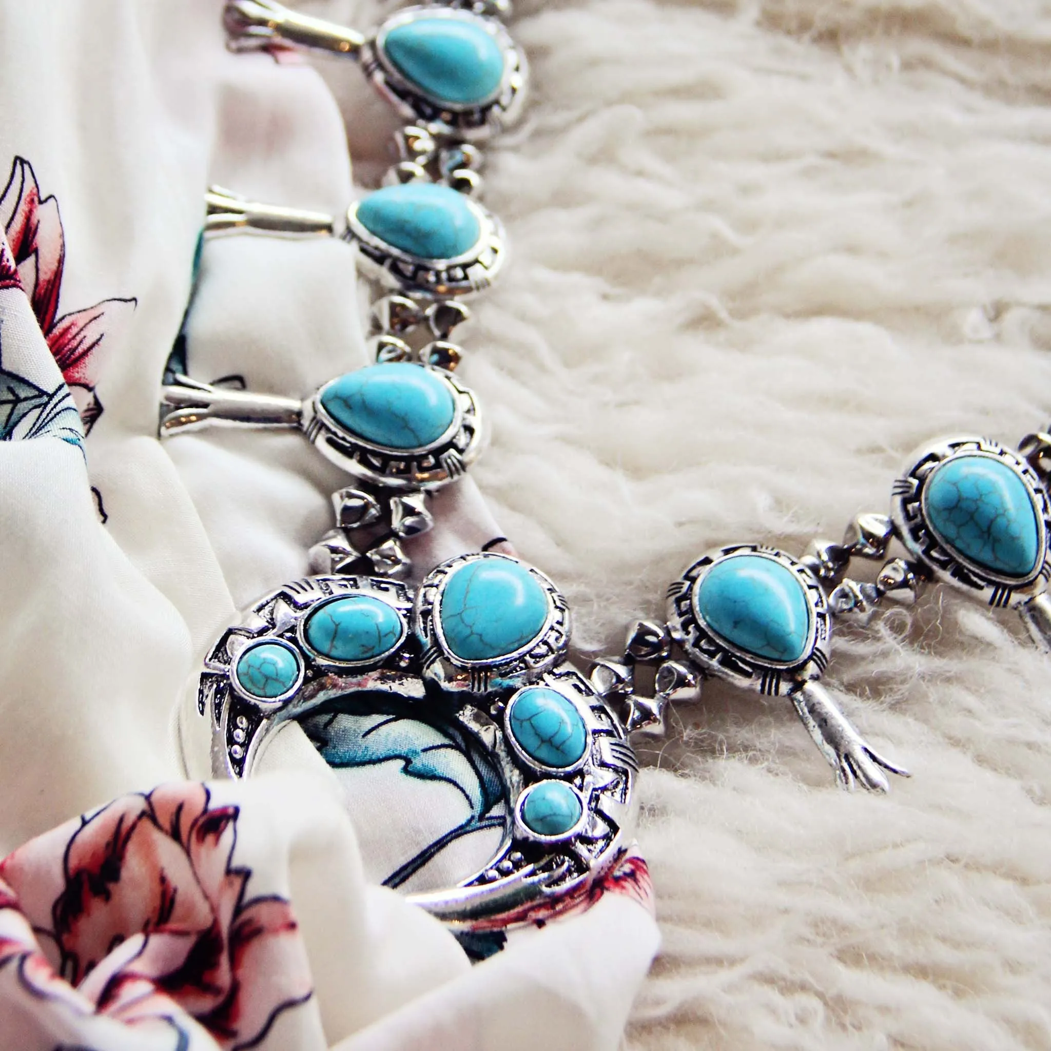 Desert Squash Blossom Necklace