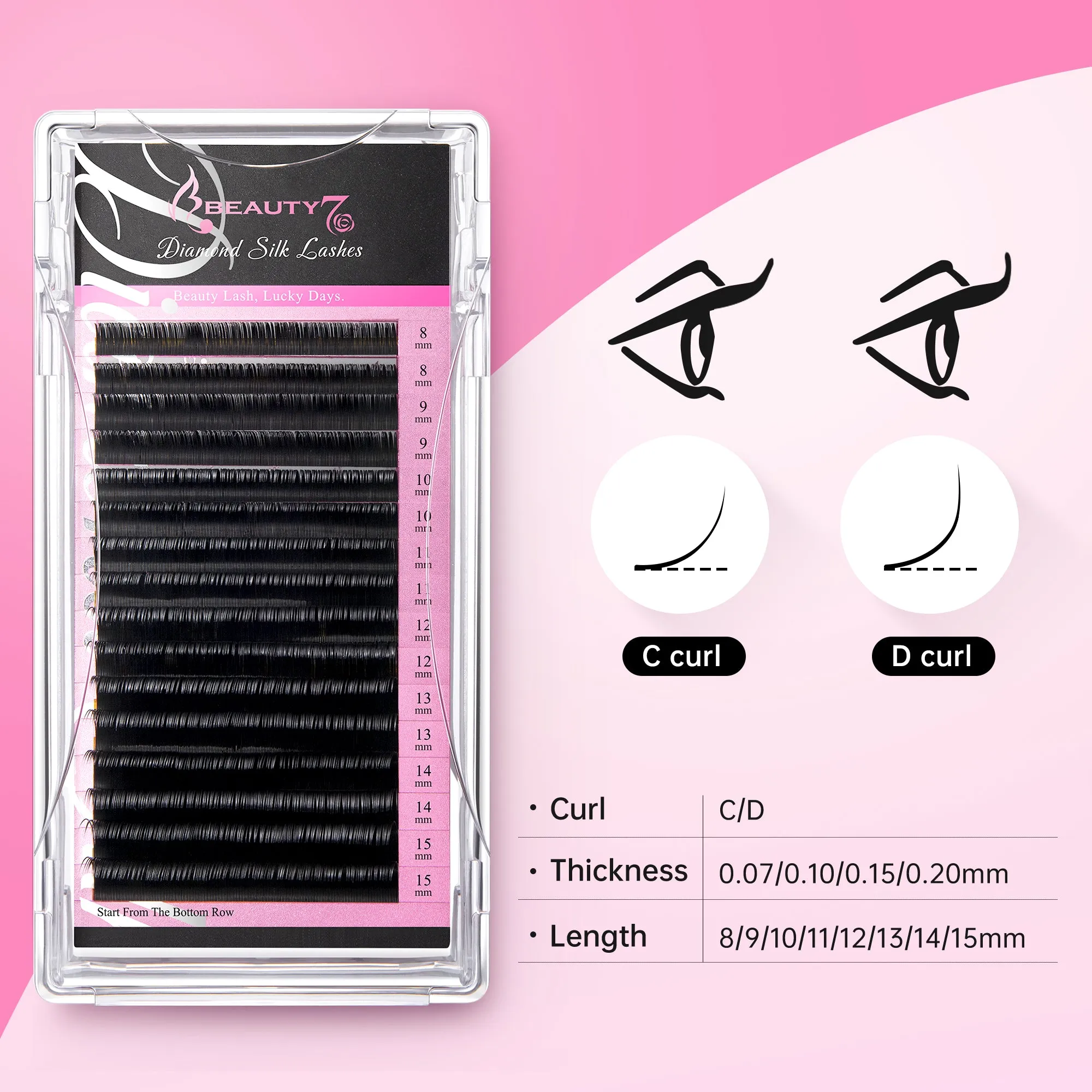 Diamond Silk Lashes 0.15