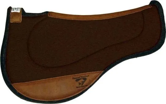 Diamond Wool Endurance Round 1/2inch Saddlepad (ER74)