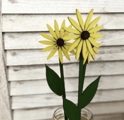 DIY Wooden Flowers