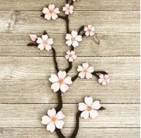 DIY Wooden Flowers