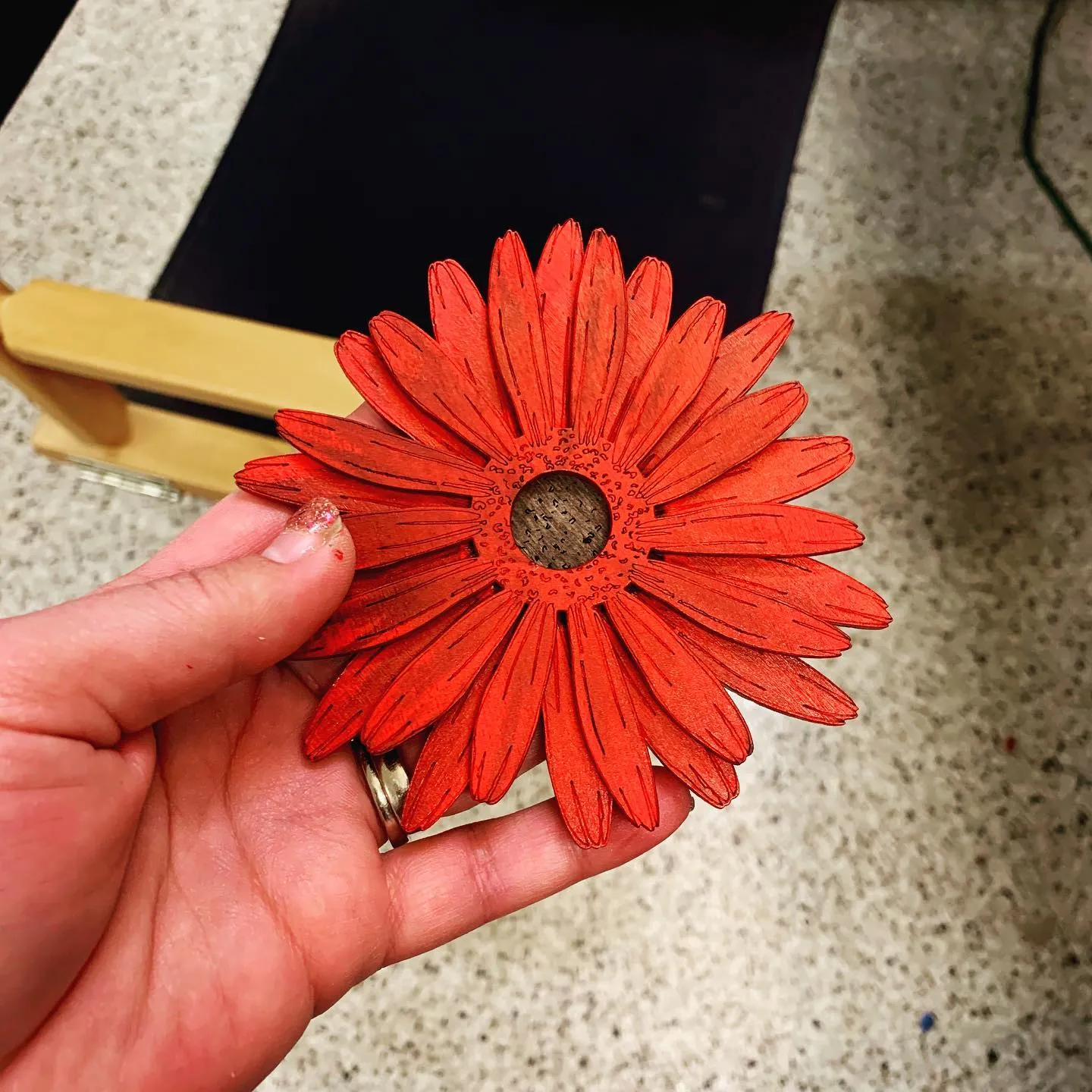 DIY Wooden Flowers