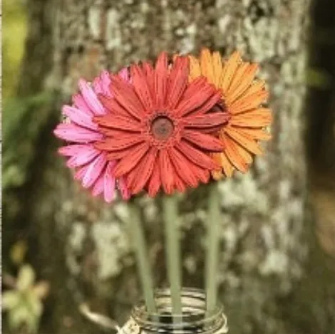 DIY Wooden Flowers