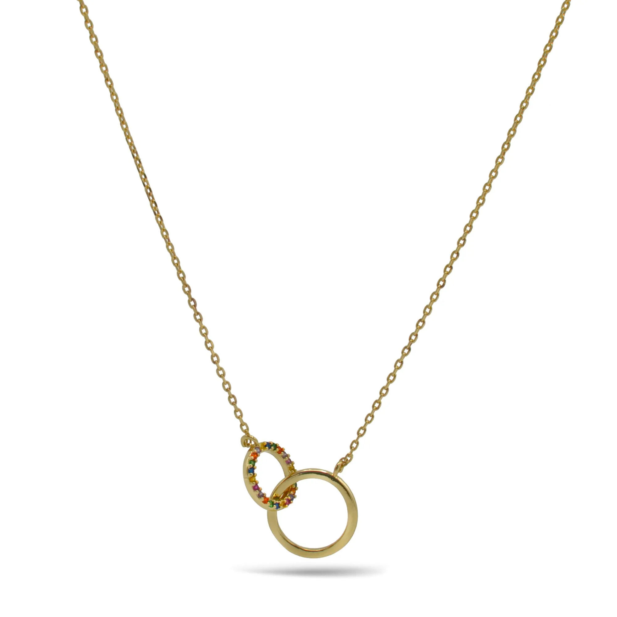 Elegant double-circle design symbolizing unity and connection #HNN90861G(MB4)