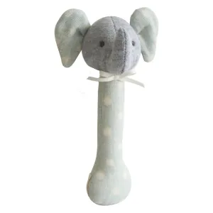 Elephant Stick Rattle Duck Egg Blue