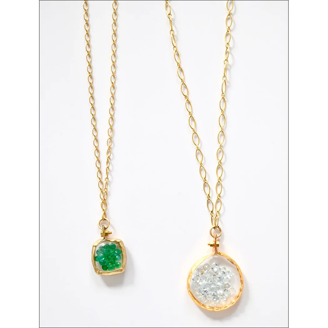 emerald signature necklace