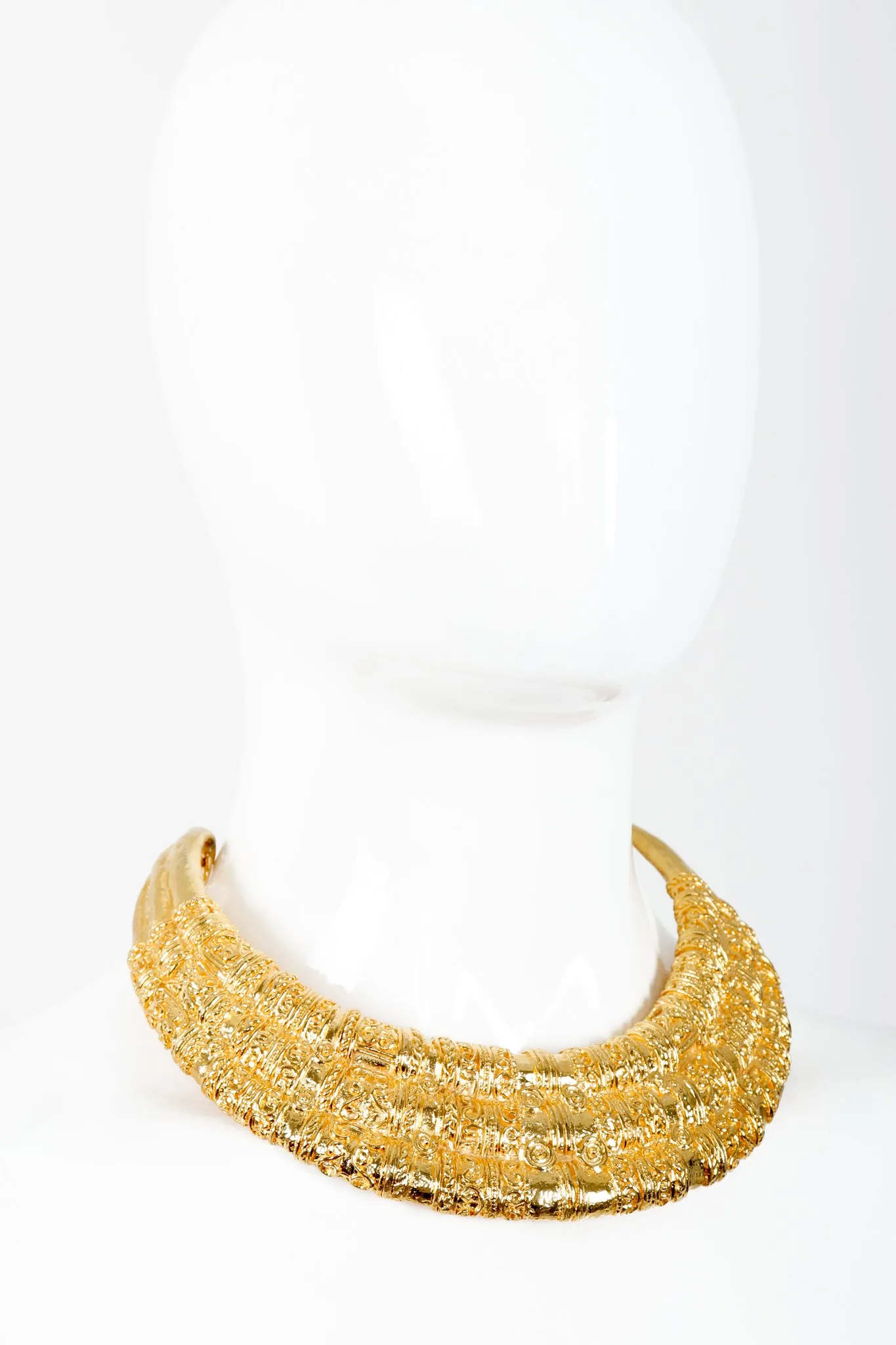 Etruscan Collar Plate Necklace