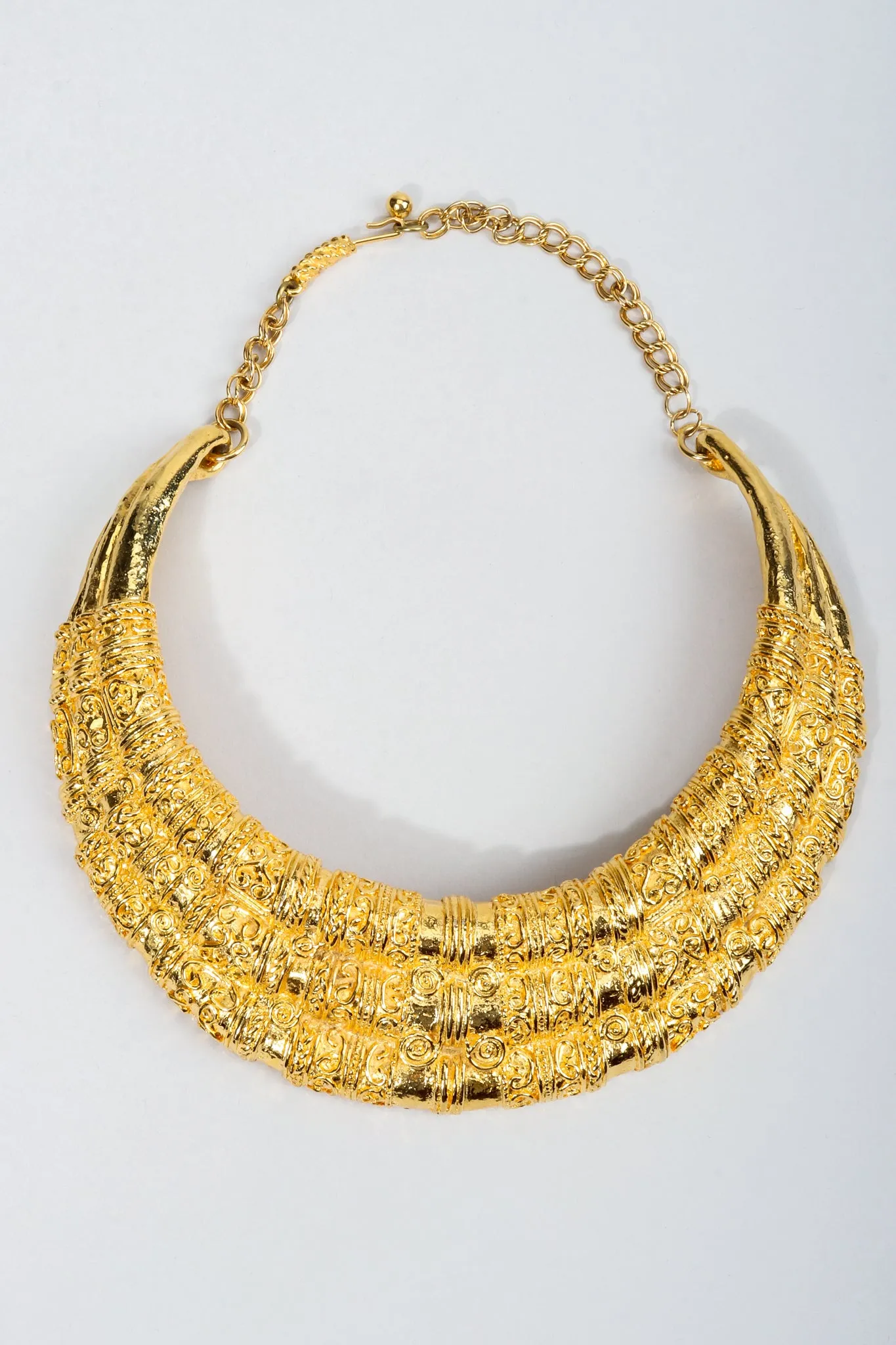 Etruscan Collar Plate Necklace