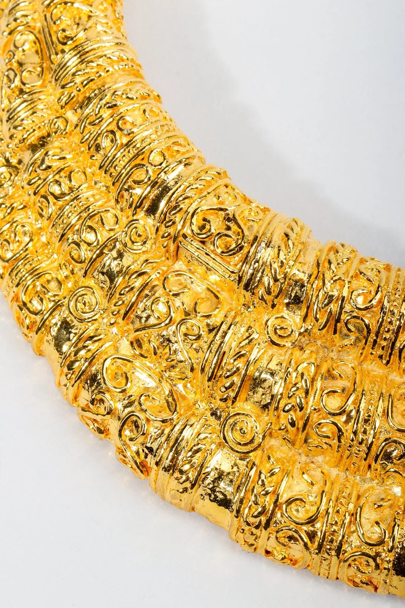 Etruscan Collar Plate Necklace