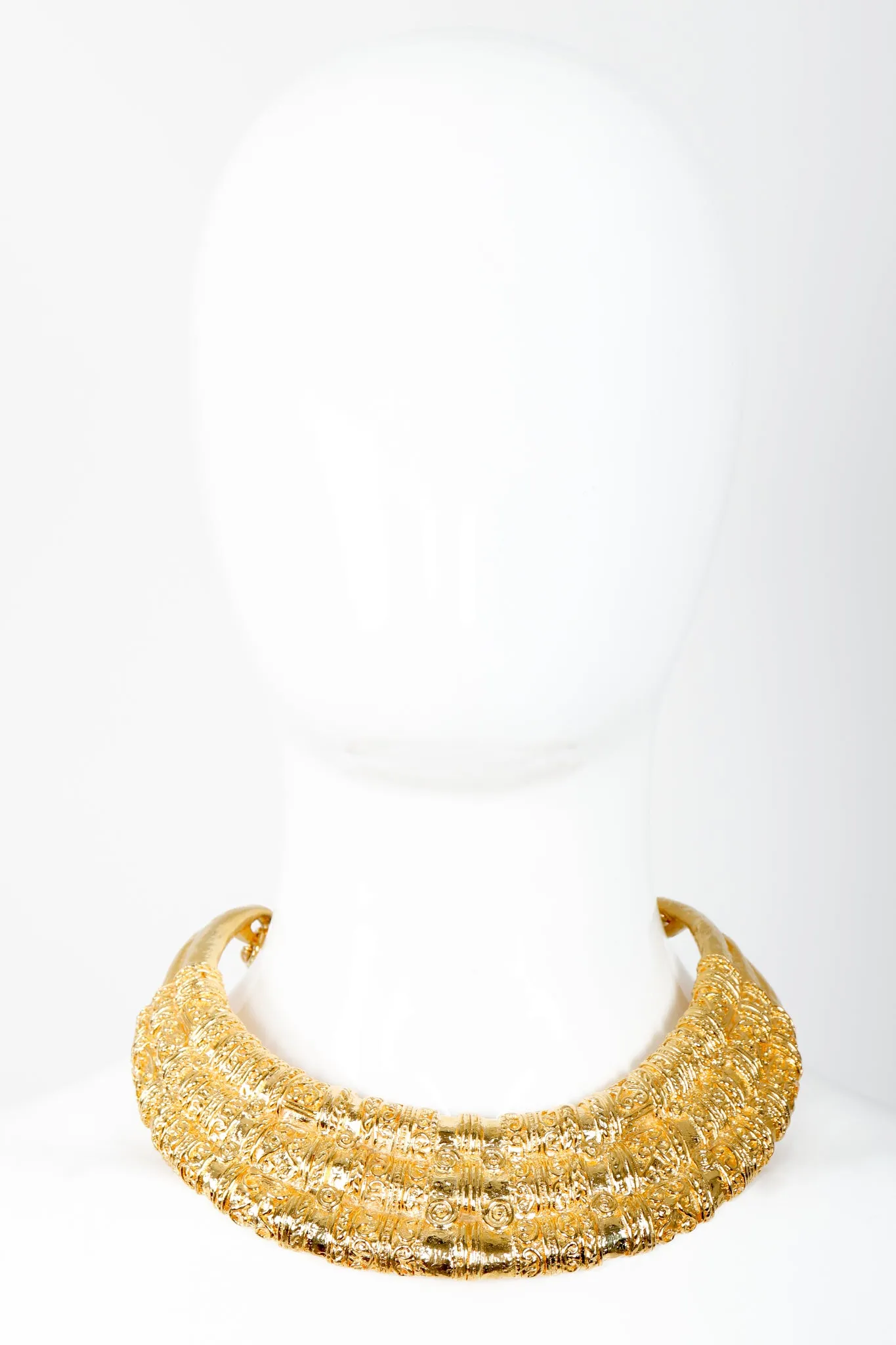 Etruscan Collar Plate Necklace