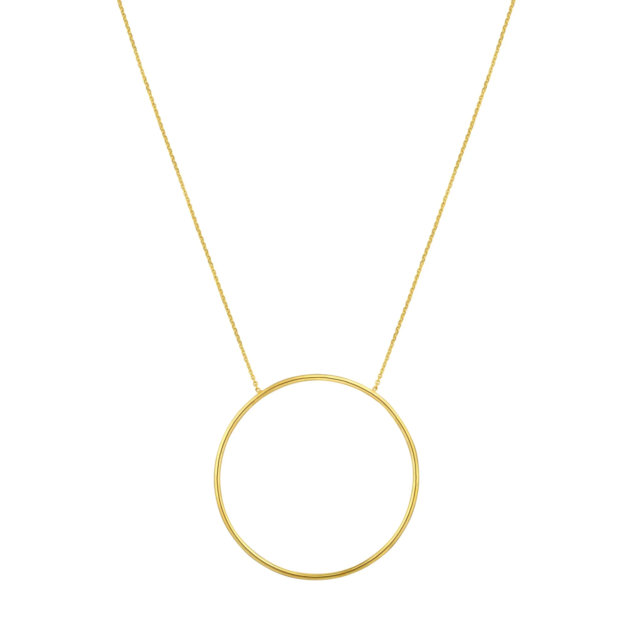 Extra Large Circle Necklace