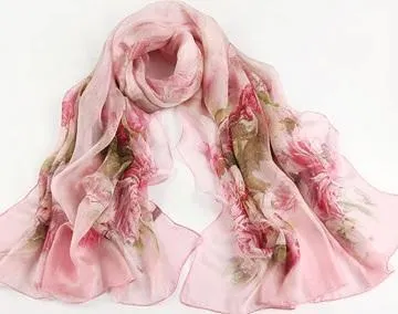 Extra Large Silky Voile Scarf for Women