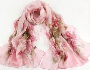 Extra Large Silky Voile Scarf for Women