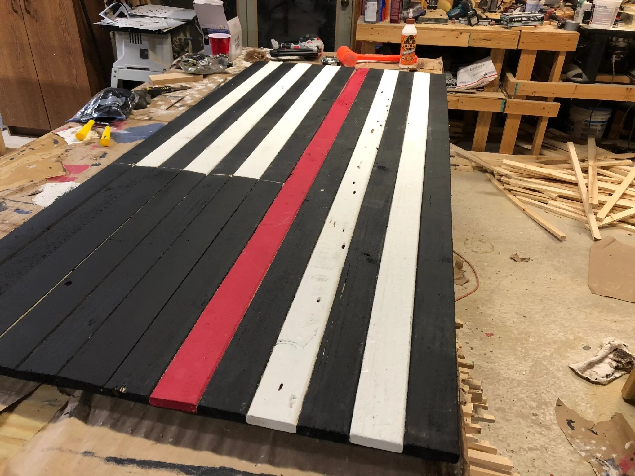 Firefighters Flag - Red Line Flag