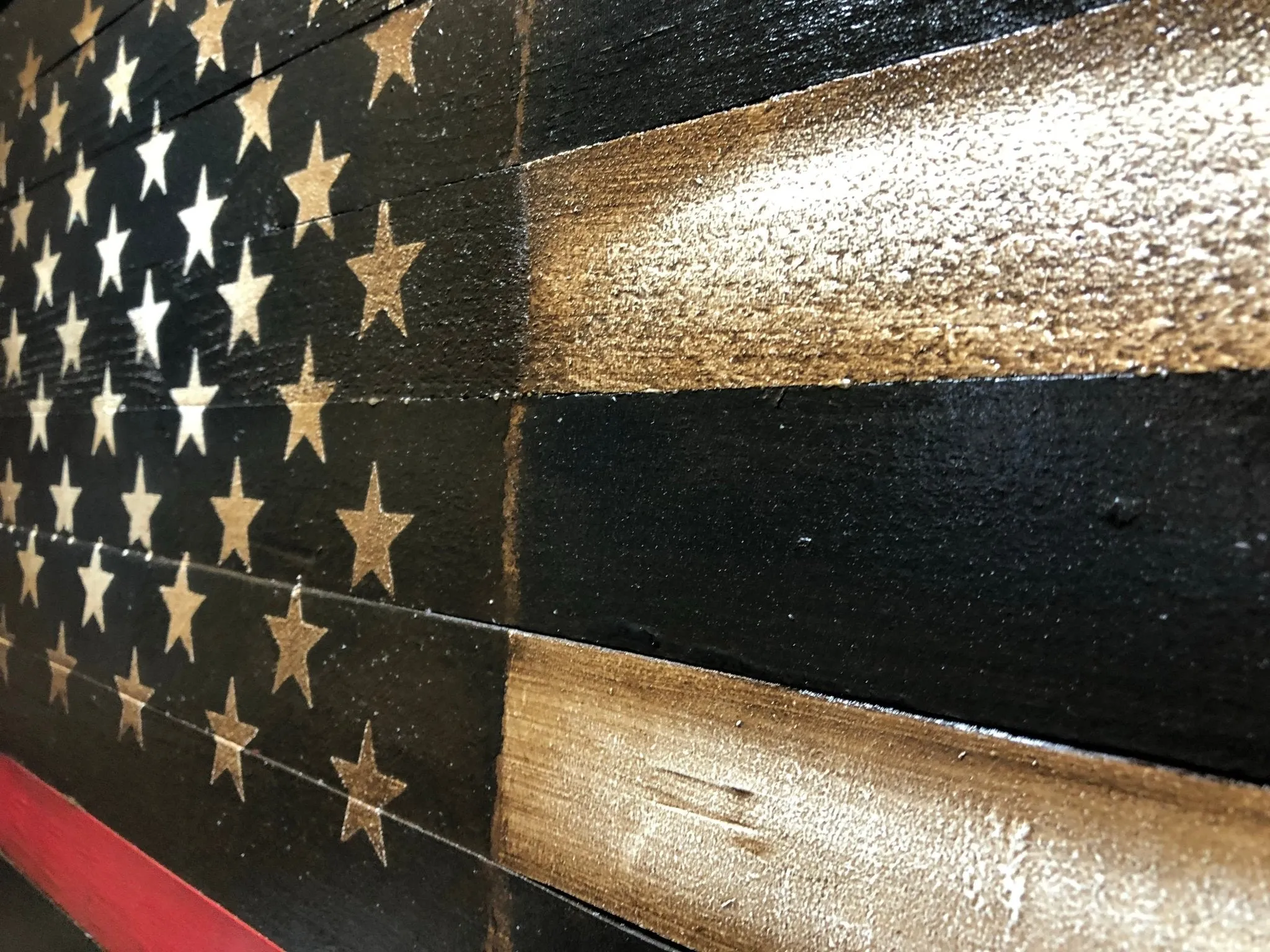 Firefighters Flag - Red Line Flag