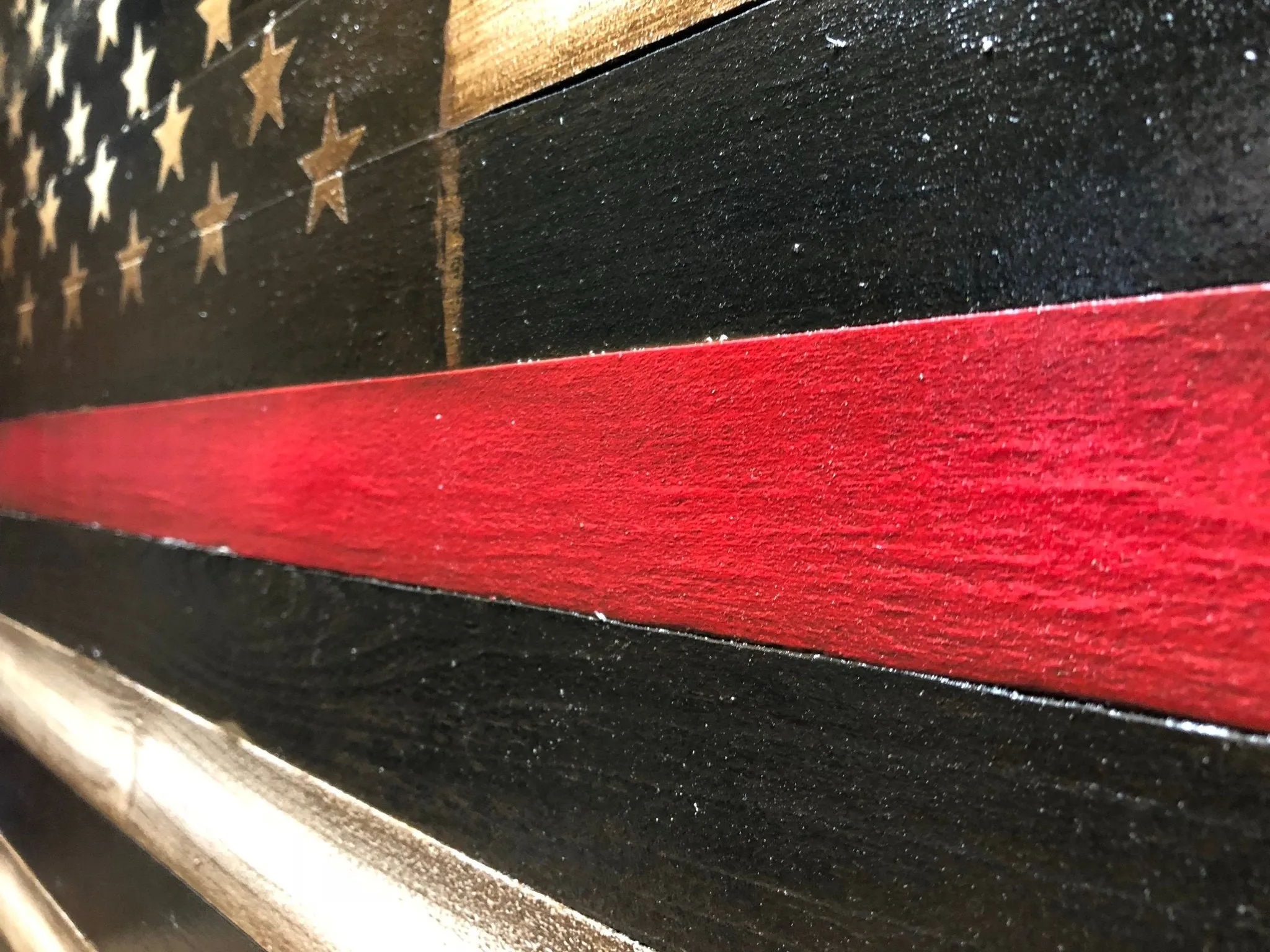 Firefighters Flag - Red Line Flag