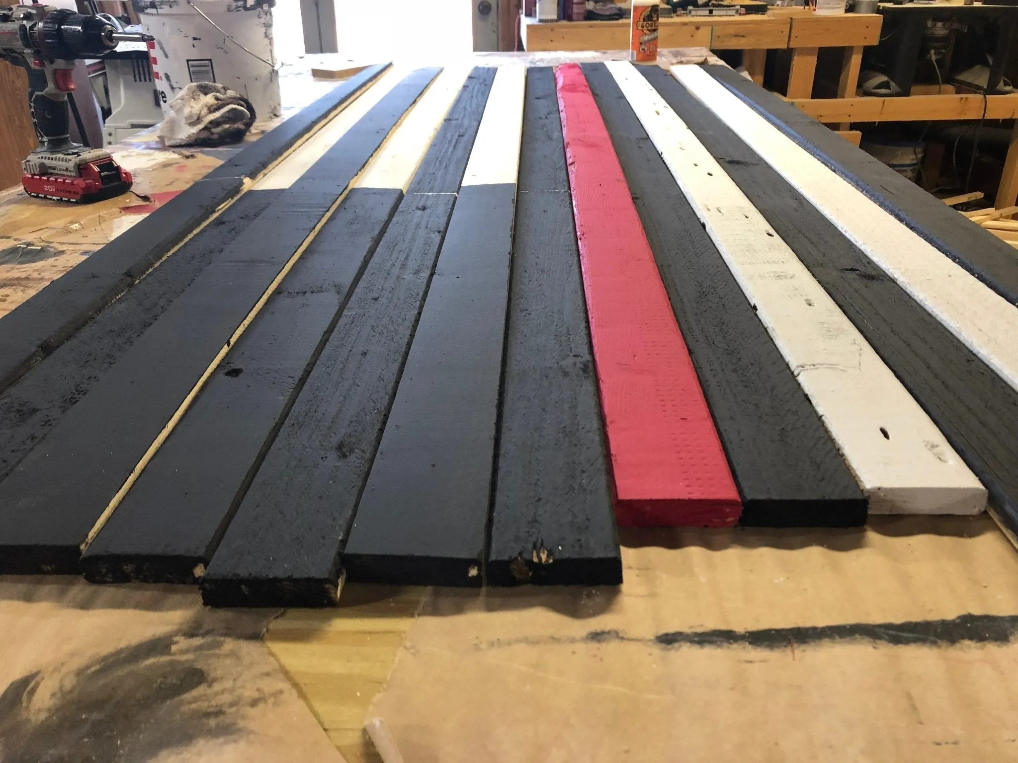 Firefighters Flag - Red Line Flag