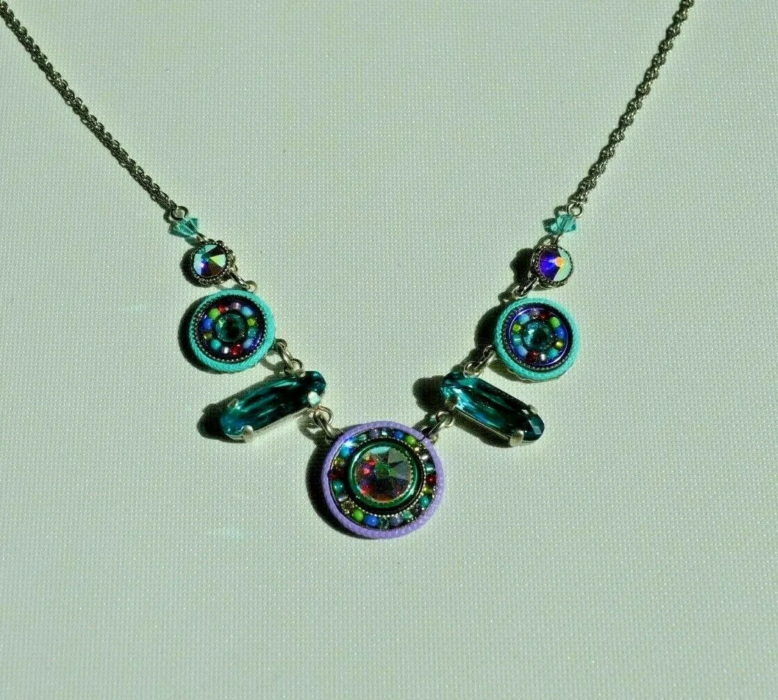 FIREFLY JEWELRY 8506-Soft Necklace Multi Color New