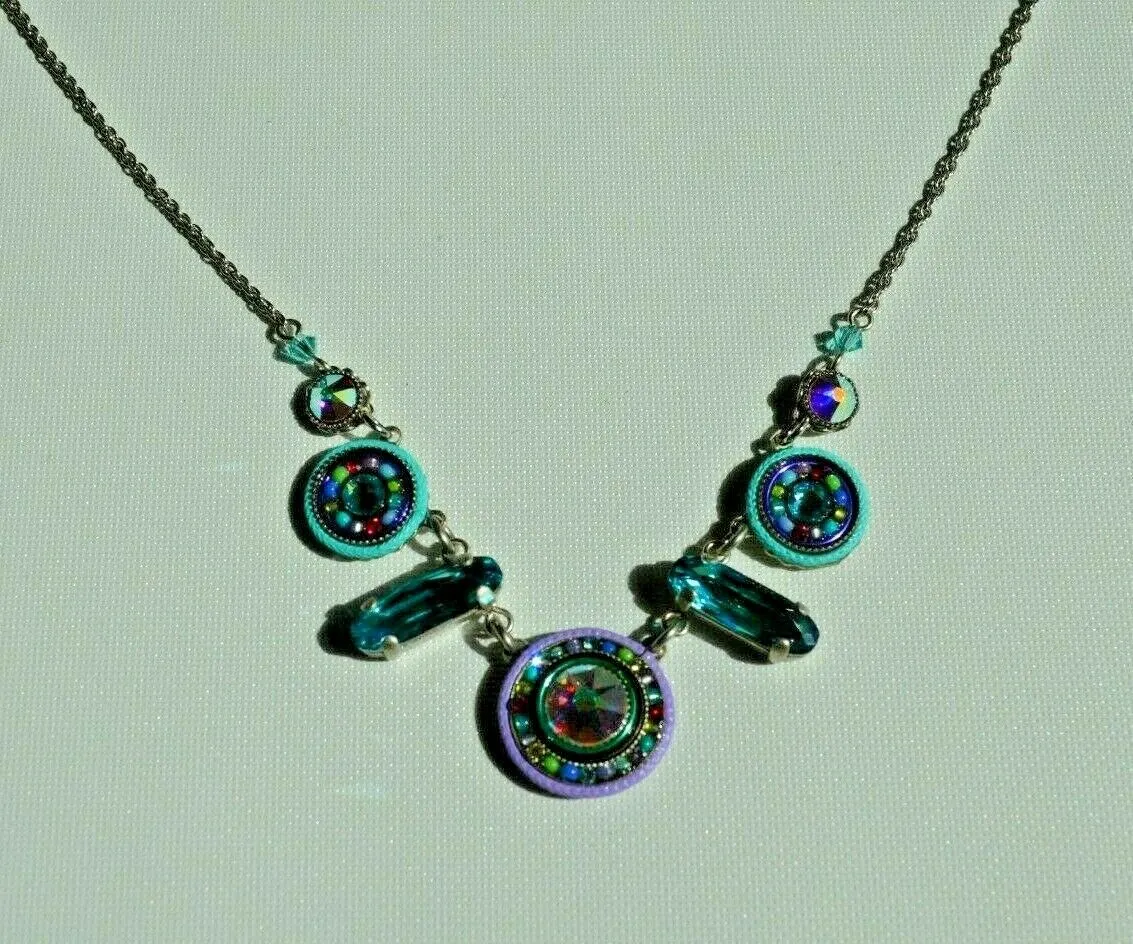 FIREFLY JEWELRY 8506-Soft Necklace Multi Color New