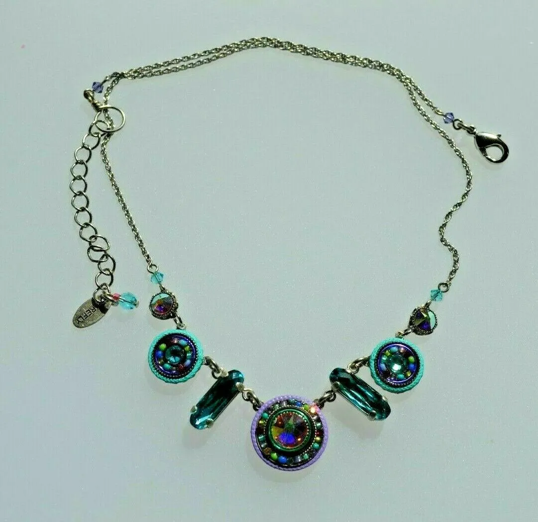 FIREFLY JEWELRY 8506-Soft Necklace Multi Color New