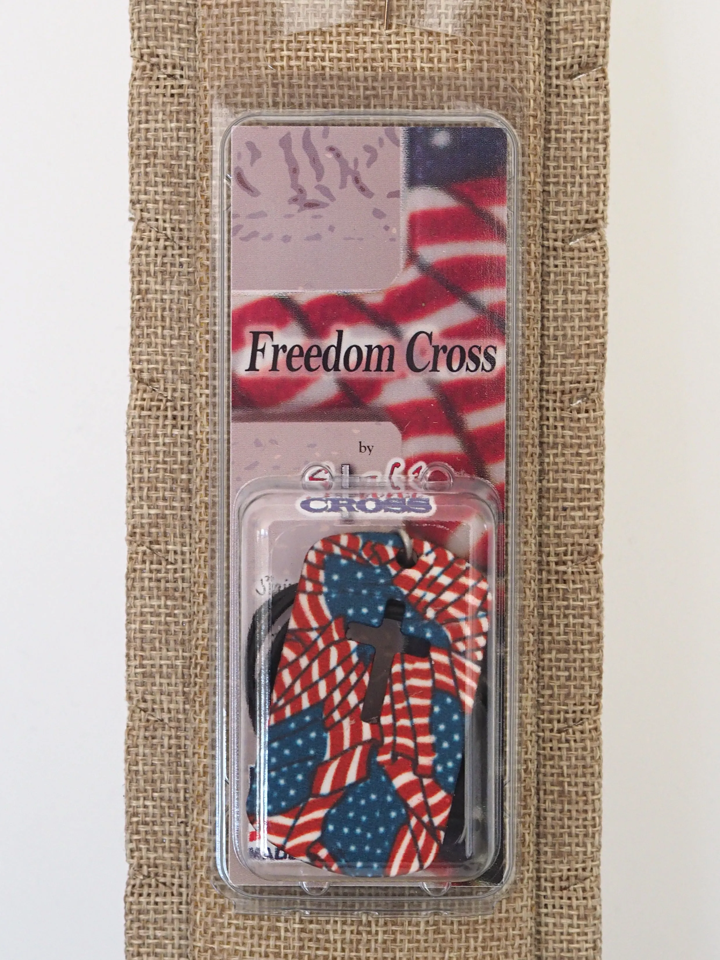 Freedom Cross Dog Tag Necklace