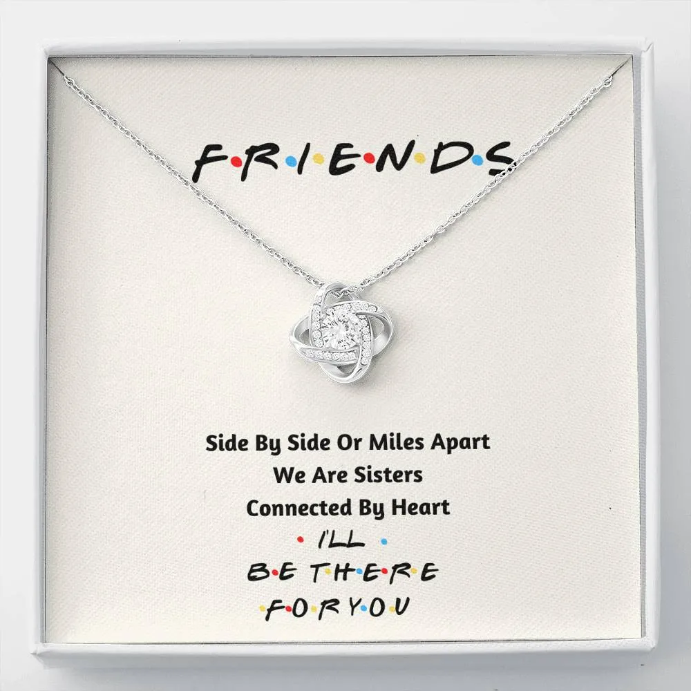 Friends Knot Necklace- Connected by the heart