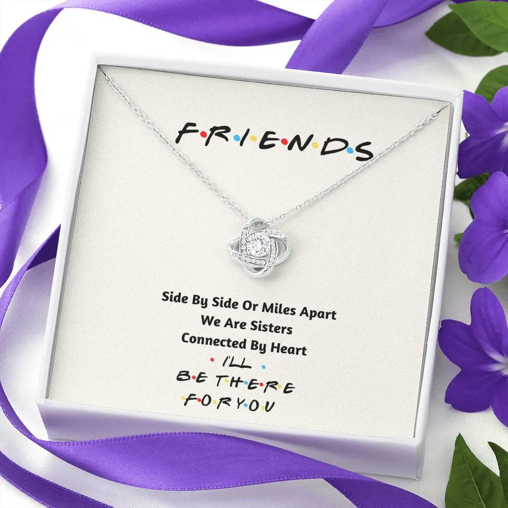 Friends Knot Necklace- Connected by the heart